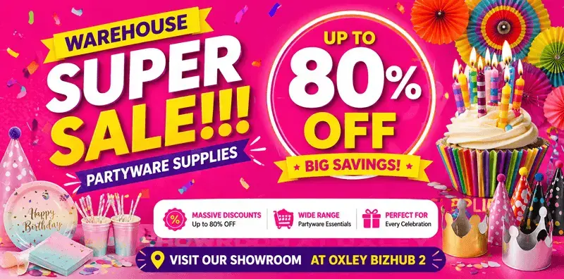 Party Supplies Clearance Sale Singapore